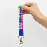 Wrist Lanyard - RO X Lordy Dordie Rainbow Gingham