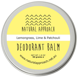 Natural Deodorant - Lemongrass, Lime & Patchouli