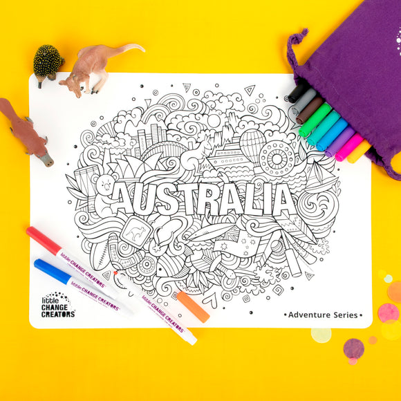AUSTRALIA - Re-FUN-able™ Colouring Set