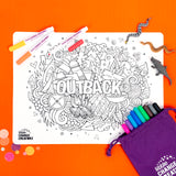 OUTBACK - Re-FUN-able™ Colouring Set