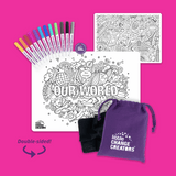 OUR WORLD - Re-FUN-able™ Colouring Set