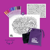 OUTER SPACE - Re-FUN-able™ Colouring Set