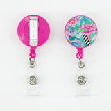 Retractable ID Zinger - Ro X Deb Mcnaughton 'jungle' Retractable