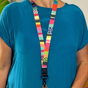 Lanyard - Rainbow Stripe