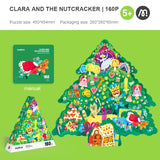 Christmas Tale Shaped Puzzle - Nutcracker Kingdom 160 Mideer