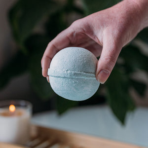 Crystal Bath Bomb - Aquamarine