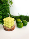Bubble Cube Candle - Lime & Coconut