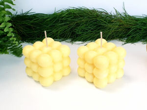 Bubble Cube Candle - Mango & Coconut