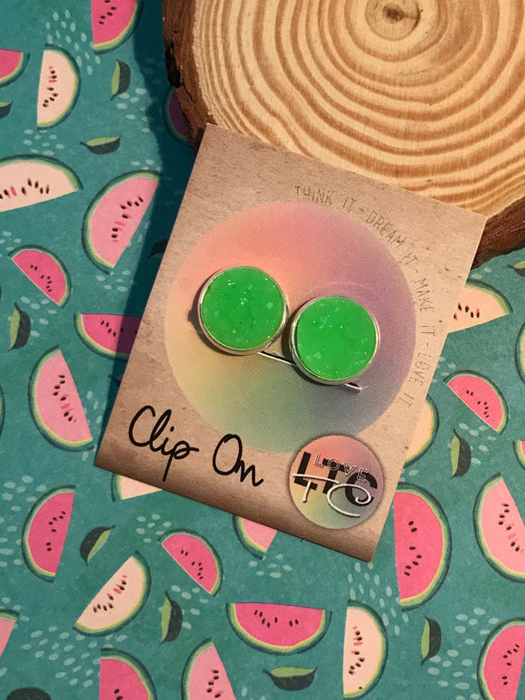 Lime Clip Ons