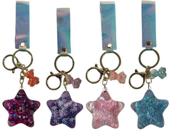 Star Liquid Keyring